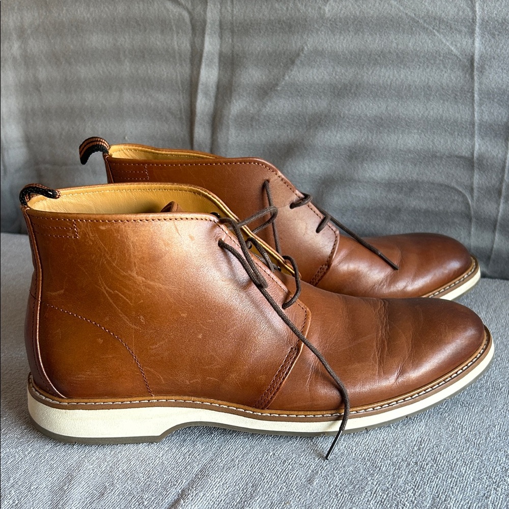 Cole Haan Men's Brown Leather  Boots